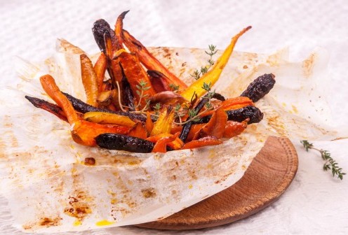 Печени моркови с джинджифил на фурна