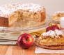 Маслен сладкиш с ябълки и крем