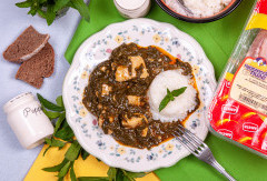 Пиле с лапад и ориз