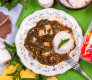 Пиле с лапад и ориз