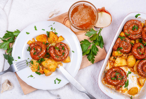 Картофена запеканка с карначета