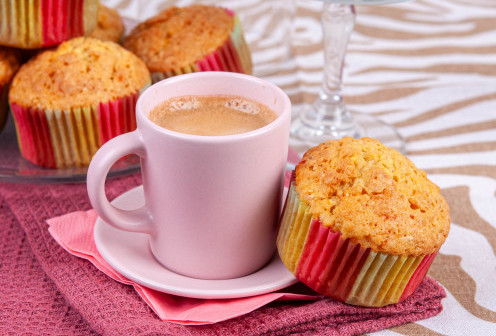 Мъфини с моркови и овесени ядки