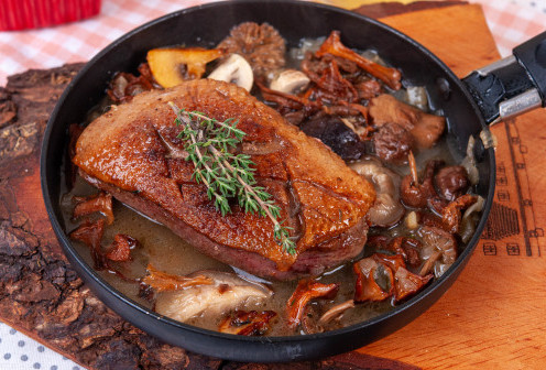 Патешко филе / патешко магре с ароматни гъби