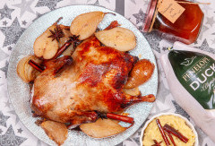 Патица с круши, анасон и канела