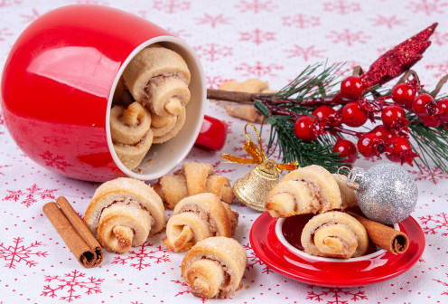 Канелени мини кифлички