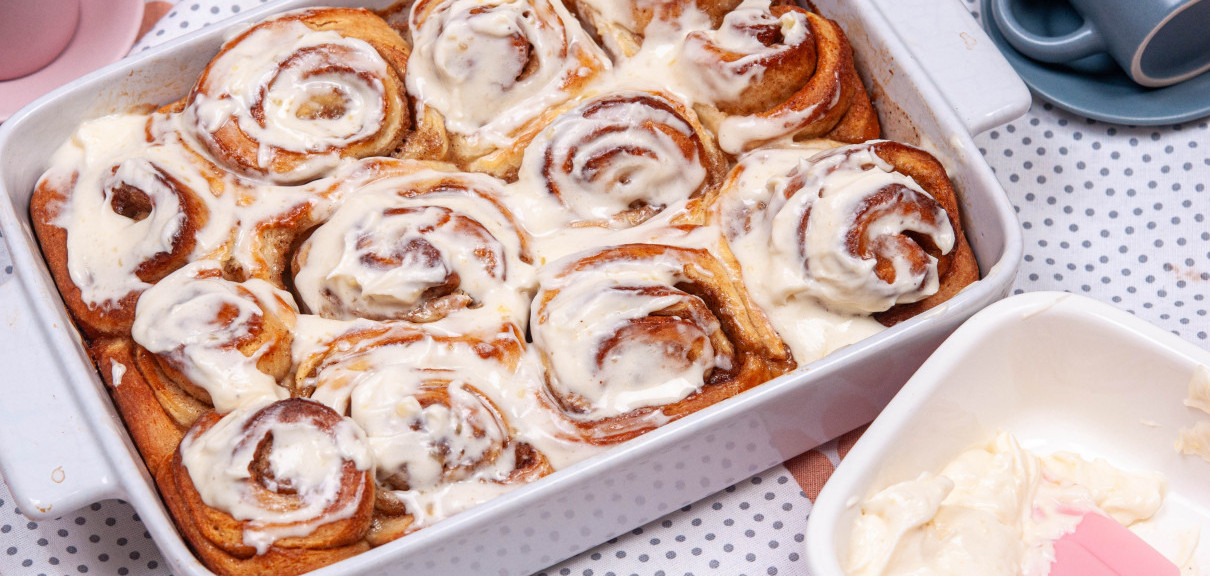 Канелени рулца с маскарпоне крем